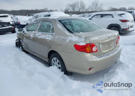 2009 Toyota Corolla Le z USA, uszkodzony, nr VIN 1NXBU40E39Z016923